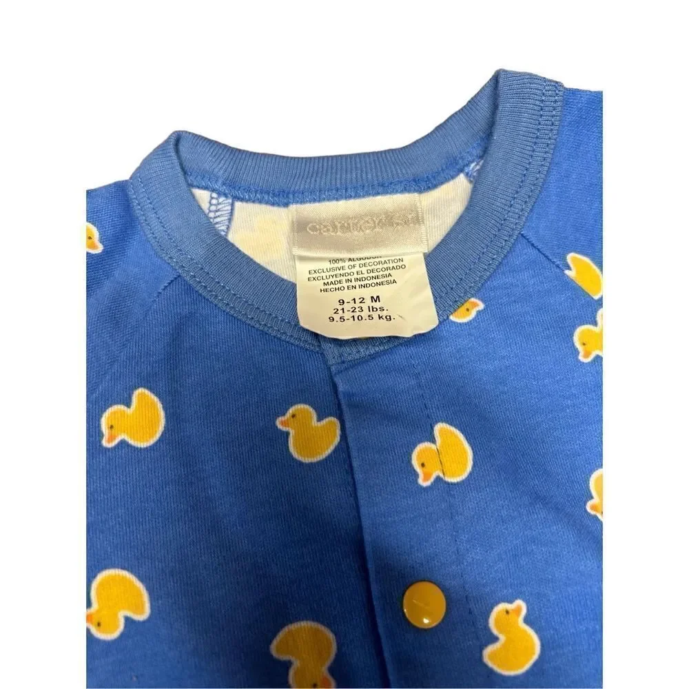 Carter's Duckie Blue One-Piece Size 9-12 Months